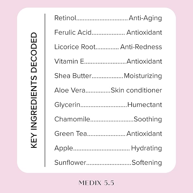 MEDIX Fragrance Free Retinol Body Lotion Crepey Skin Care Treatment | Firming Body & Face Moisturizer | Anti Aging Retinol Cream For Face Targets Loose Crepe Skin, Wrinkles, & Fine Lines, 15 Fl Oz-Velvo Beauty