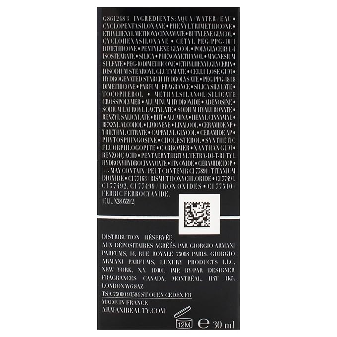 Designer Glow Radiant Revitalizing Foundation SPF 15 PA Plus - 1.5 by Giorgio Armani for Women - 1 oz Foundation-Velvo Beauty