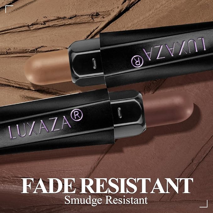 6PCS Neutral Eyeshadow Stick Makeup Set, Matte Cream Eye Shadow Eyeliner Brightener Pencil Crayon - B3 Iced Oat-Velvo Beauty