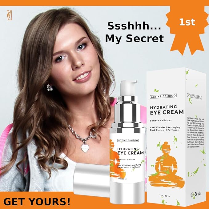 Anti Aging Eye Cream Dark Circles Wrinkles Eye Bags Fine Lines Puffiness. Best Anti Aging Eye Cream Moisturizer for Wrinkles, Crows feet, Puffy Eyes-Velvo Beauty