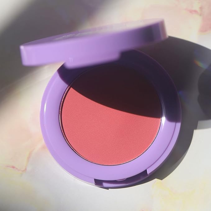 Half Caked In Bloom Powder Blush | vegan & cruelty-free, fragrance-free, highly pigmented, primer-infused | 3.8g (Freshly Squeezed)-Velvo Beauty