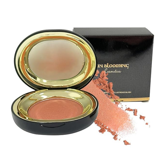 Face Blush for Cheeks Waterproof Smooth Creamy Formula, Matte Finish Buildable Lightweight Cream Blush Balm Create a Natural, Long Lasting Makeup Brightens Facial Radiance (Khaki)-Velvo Beauty