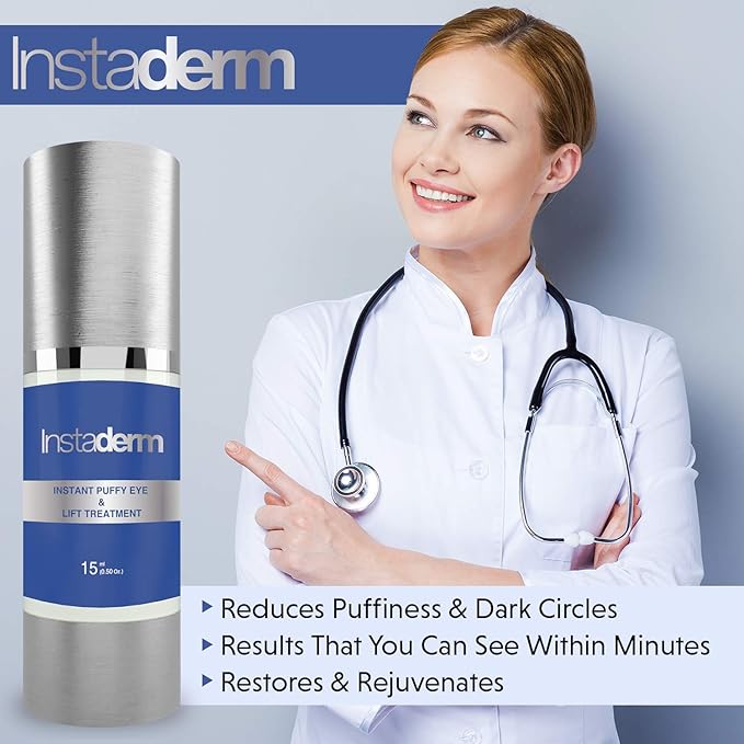 Instant Puffy Eye & Lift Treatment – Removes Under Eye Bags & Puffiness. Eliminate Dark Circles & Wrinkles. Naturally Ageless Hydrating Cream. Disappears Before Your Eyes Within Minutes.-Velvo Beauty