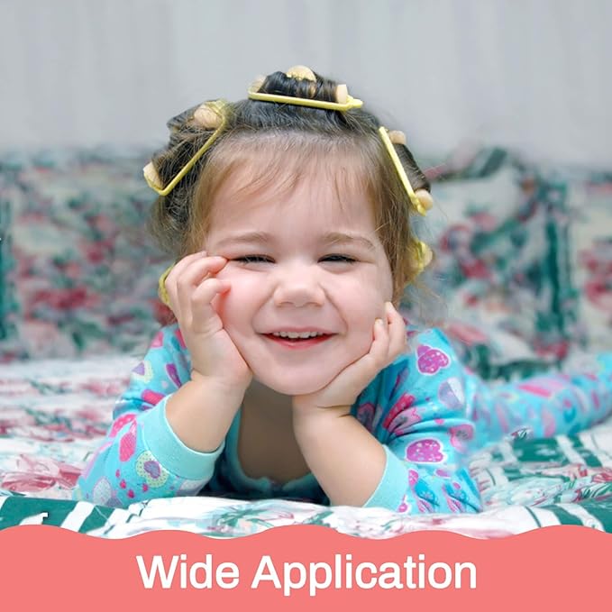 36PCS Foam Hair Rollers - Sponge Rollers for Heatless Hair Curler for Short/Long Curling Sleep rolos para cabello Jumbo Large Sponge Curlers Soft Sleeping Thin Hair Curl Overnight rulos-Velvo Beauty