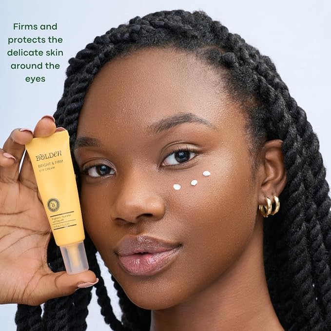 BOLDEN Bright & Firm Eye Cream | Under Eye Cream for Dark Circles & Puffiness | Hydrates and Improves Wrinkles | Fragrance Free | 0.5 Fl Oz-Velvo Beauty