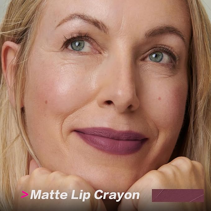 FOCALLURE Ultra Chic Matte Lipstick,Rich Vitamin E Lip Crayon,Lightweight Matte Color without Drying or Fading,Long Lasting Waterproof Lips Makeup,DARE YOU-Velvo Beauty