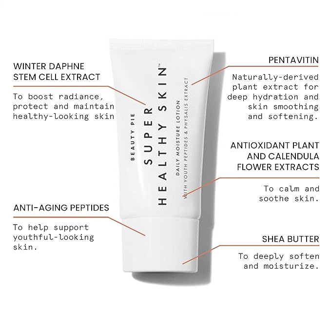 Super Healthy Skin Daily Moisture Lotion For Lightweight Smoothing, Softening & More Youthful-Looking Skin-Velvo Beauty