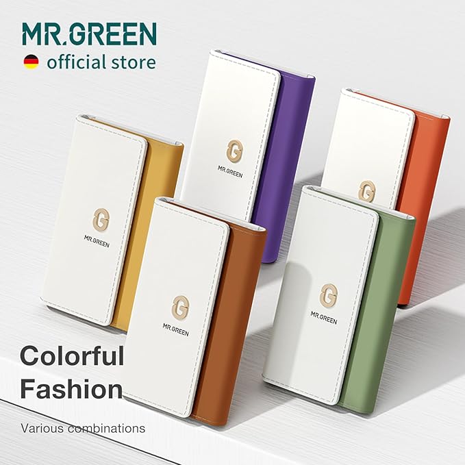 MR.GREEN Colorful Manicure Set Practical Pedicure Kits Nail Clippers Personal Care Tools Facial Hair Scissors with Fashion Case (Mr-6681 Green)-Velvo Beauty