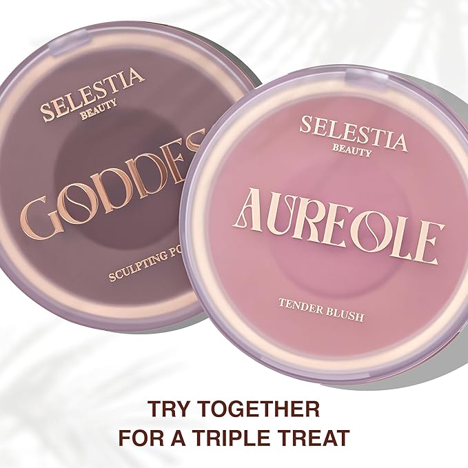 Highlighter Makeup Powder Divine V - Highlighter Powder for Radiant Glow - Face Highlighter for All Skin Tones - Easy-to-Apply Powder Highlighter, 0.53 Oz-Velvo Beauty