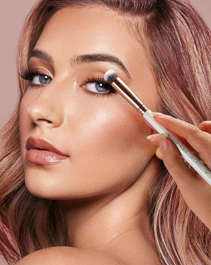 Eyeshadow Primer Brush Concealer Brush Crease Brush Eyeshadow Makeup Brush - Ivory-Velvo Beauty