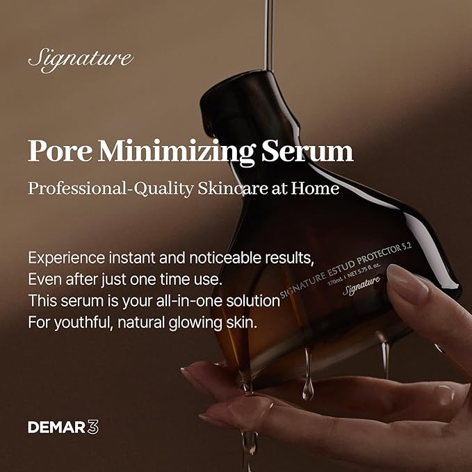 Signature ESTUD Protector - Face serum Pore minimizer Niacinamide Serum (2%), 1.69 fl oz, Pore care Serum for Face, Even Skin Tone, Korean Skin care Glass Skin, Centella Asiatica Pore Ampoule-Velvo Beauty