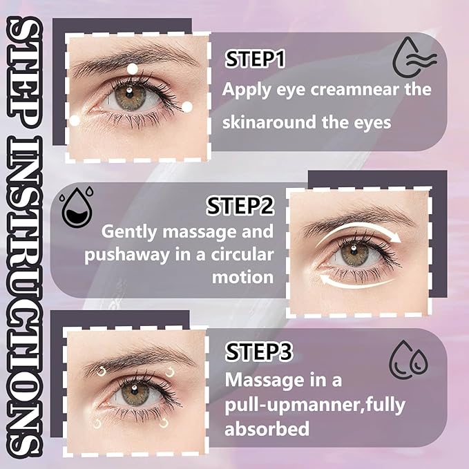 Moisturizer Retinol Eye Cream for Men & Women,Gentle Daily Face Retinol Cream,Long-lasting Day and Night Hydrating Eye Cream for Dark Circles,Puffiness and Bags Under Eyes-Velvo Beauty