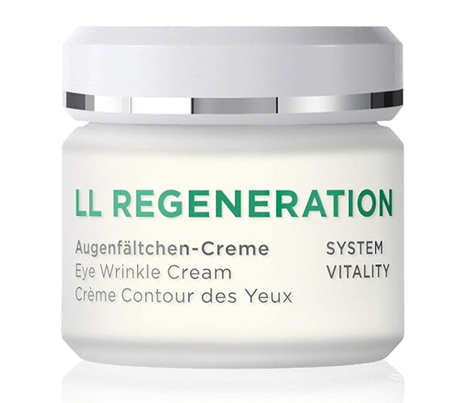 ANNEMARIE BÖRLIND – LL REGENERATION Eye Wrinkle Cream – Natural Vitamin C + E Anti Aging Eye Cream with LL BIOCOMPLEX for Smoothed, Brighter, and Plump Skin With New Elasticity – 1.1 Oz-Velvo Beauty