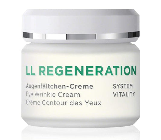 ANNEMARIE BÖRLIND – LL REGENERATION Eye Wrinkle Cream – Natural Vitamin C + E Anti Aging Eye Cream with LL BIOCOMPLEX for Smoothed, Brighter, and Plump Skin With New Elasticity – 1.1 Oz-Velvo Beauty