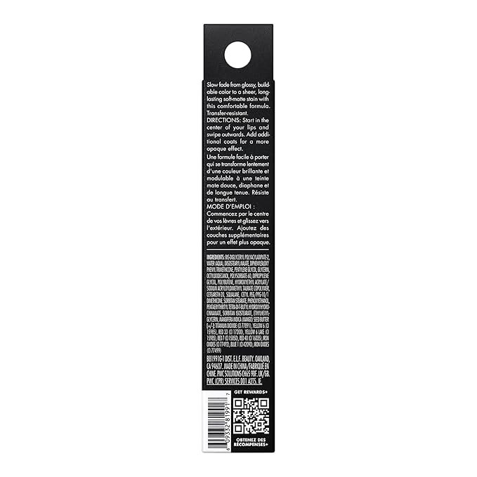 e.l.f. Glossy Lip Stain, Long-Lasting, Lightweight Lip Stain For A Sheer Pop Of Color & Subtle Gloss Finish, Vegan & Cruelty-Free, Rosa Rizzin'-Velvo Beauty