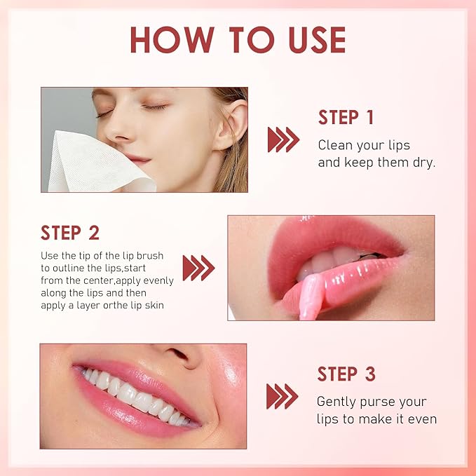 Lips Staining Lip Oil, Lips Staining Long-Lasting Moisturizing Lip Oil,Glossy Lip Stain (LUCKY LOTUS)-Velvo Beauty