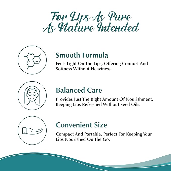 Moisturizing Tallow Lip Balm – Grass-Fed Beef Tallow with Organic Coconut Oil, Beeswax, and Vitamin E – Peppermint – Lip Balm Set – Travel Essential – 3-Pack-Velvo Beauty