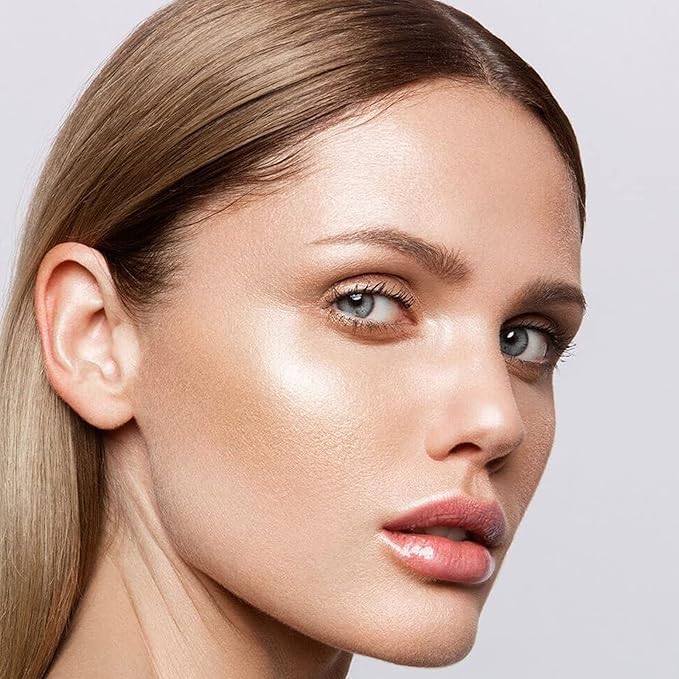 Boobeen Highlighter Makeup Highlighter Palette Powder Shimmer Highlighter Makeup Facial Illuminator Bronzer Palette Waterproof Long Lasting-Velvo Beauty