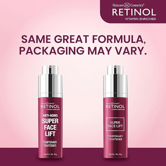 Retinol Super Face Lift - Visibly firms and tightens for a lifted, younger look. Infused, Vitamins C & E, this firming blend is a beauty “quick-fix”-Velvo Beauty