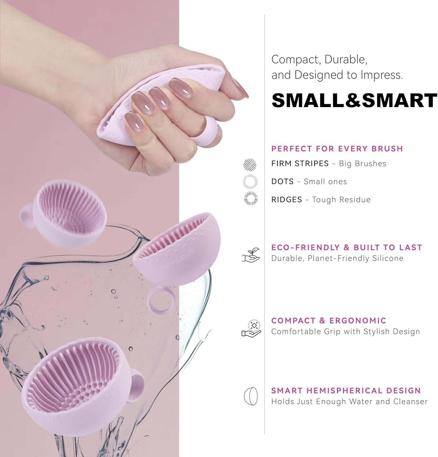 Makeup Brush Cleaner with Silicone Mat, Tea Tree Oil, Shampoo for Sponges & Puffs, Deep Cleaning, Antibacterial, Conditions Bristles, Gentle, Vegan & Cruelty-Free, 6.76 fl.oz-Velvo Beauty
