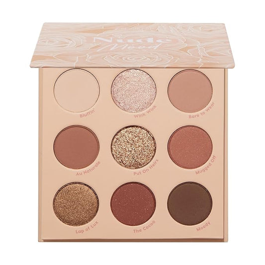 ColourPop Nude Mood Eyeshadow Palette - Brown & Copper Palette with Metallic and Matte Finishes - High-Pigment Eye Makeup with a Long-Wearing Formula (0.3 oz)-Velvo Beauty