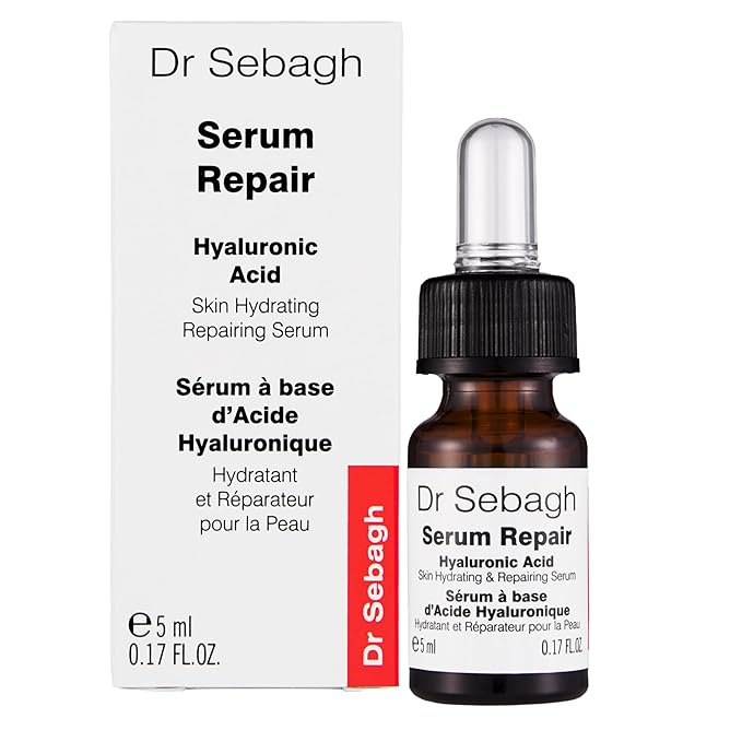 Serum Repair Travel Size - (0.17 fl oz) | Award-Winning Hyaluronic Acid Hydrator | Anti Aging & Wrinkle | Skin Moisturize & Repair Formula | Collagen Boosting Youthful Glow For Women & Men-Velvo Beauty