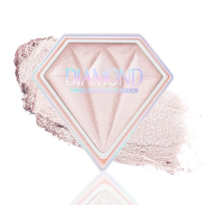 Boobeen Highlighter Makeup Palette, Baked Highlighter Bronzer Powder Palette, Shimmer Illuminator Contour Highlighter Powder for Face, Pearl Shine Shades Waterproof Long Lasting-Velvo Beauty
