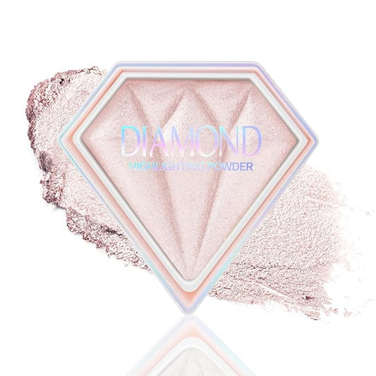 Boobeen Highlighter Makeup Palette, Baked Highlighter Bronzer Powder Palette, Shimmer Illuminator Contour Highlighter Powder for Face, Pearl Shine Shades Waterproof Long Lasting-Velvo Beauty