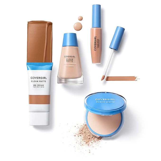 COVERGIRL - Clean Matte Concealer, Oil-Free, Lightweight Formula, Blendable, Natural-Looking Coverage, 100% Cruelty-Free-Velvo Beauty