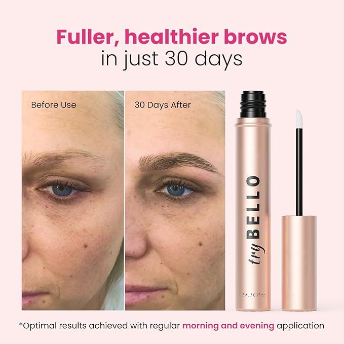 Eyebrow Growth Serum | Natural Thickening & Strengthening Formula | Biotin, Peptides, and Botanical Extracts | Vegan, Gentle, Non-Irritating-Velvo Beauty
