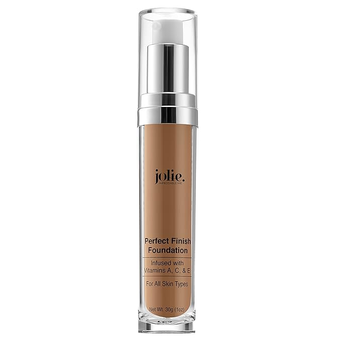 Jolie Perfect Finish Liquid Foundation Makeup SPF 15 Oil Free (DW1)-Velvo Beauty