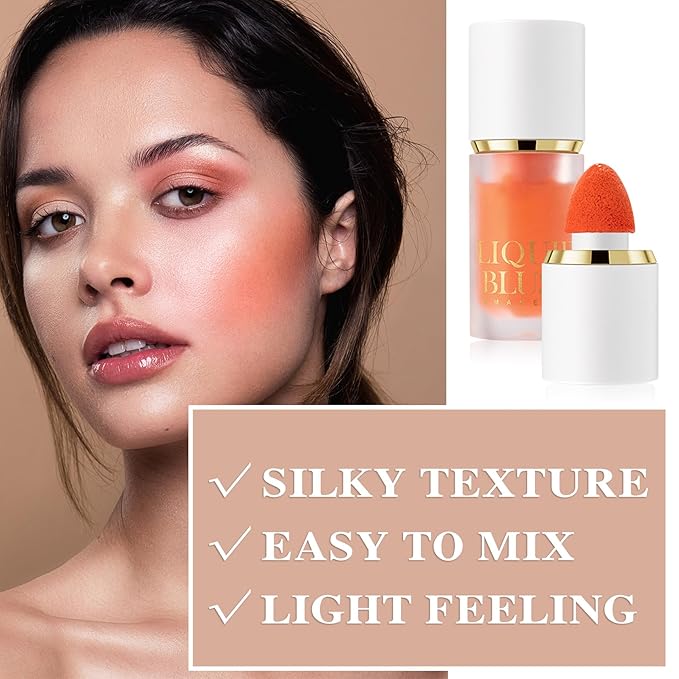 2 Colors Blush Stick,Multi-Use Cream Blush,Waterproofing Highly Pigmented Makeup Stick,Moisturizing Makeup Cream Set A4-Velvo Beauty