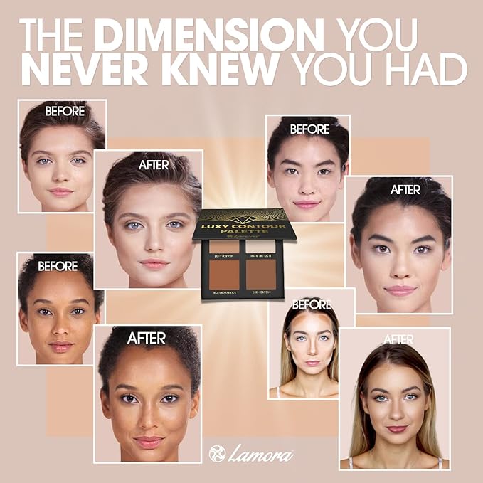 Contour Palette Powder Contour Kit - Contouring Makeup Palette With Mirror - 4 Highly Pigmented Matte Colors For Contouring And Highlighting - Vegan, Cruelty Free And Hypoallergenic-Velvo Beauty