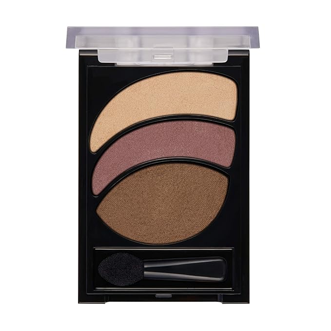 Almay Shadow Trio Palette, Longlasting Smoky Eyeshadow Makeup, Three Shades, Hypoallergenic, 020 Smoldering Embers, 0.19 oz-Velvo Beauty