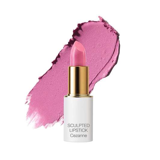 Ogee Full Bloom Sculpted Lipstick (Cezanne - Cool Pink) - Long Lasting Organic Lipstick with Jojoba Oil & Micro Hyaluronic Acid - 70% Organic Ingredients & Made in USA-Velvo Beauty