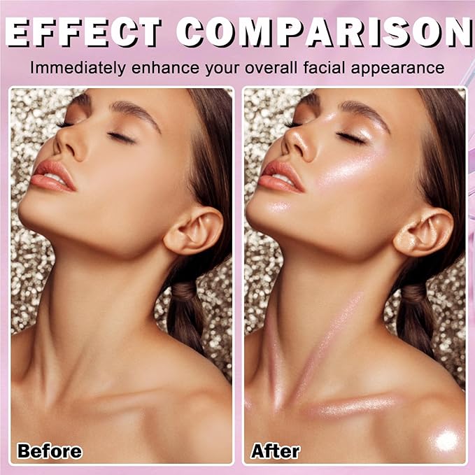 White Highlighter Makeup Palette Face Highlighter Powder Iluminadores De Maquillaje Narutal Shimmer Glitter Highlighter Blush Powder Makeup Palette-05 Mermaid Color-Velvo Beauty
