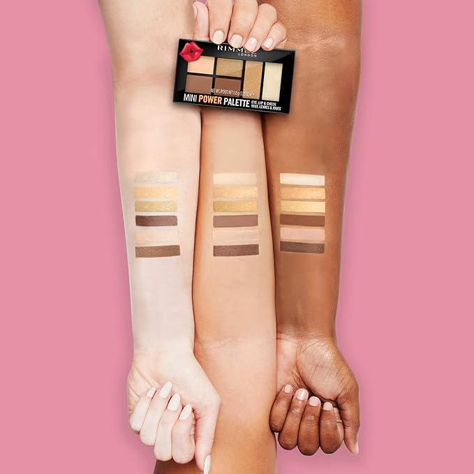 Rimmel Mini Power Palette Eye, Lip & Cheek Make-up Palette - 002 Sassy-Velvo Beauty