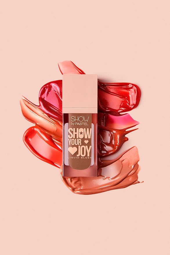 Show Your Joy Liquid Blush 54 | Bronze | Dewy Finish | Natural Looking | Clean Beauty | Moisturize The Skin Up to 24 Hours | Cruelty-Free | Natural and Fresh Looking | 0.141 fl.oz.-Velvo Beauty