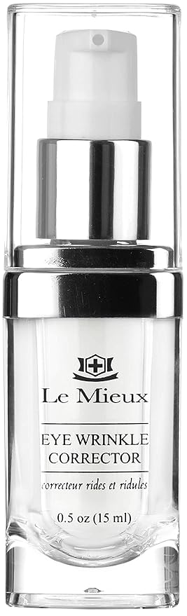 Le Mieux Eye Wrinkle Corrector Cream - Hyaluronic Acid Moisturizer for Eyes with 7 Potent Peptides & Amino Acids, Under Eye Corrector Cream (0.5 oz / 15 ml)-Velvo Beauty