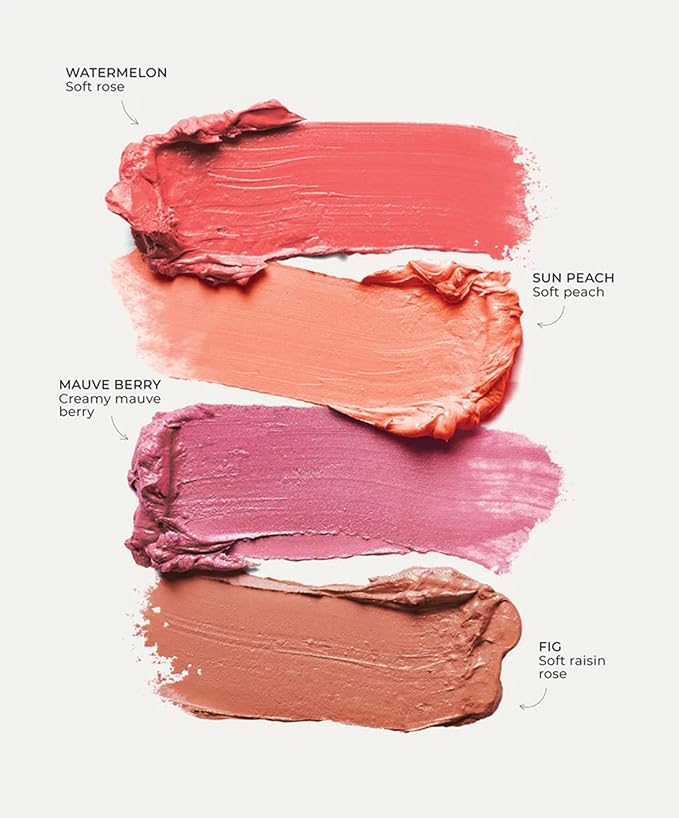 FITGLOW Beauty – Ceramide Cream Lip + Cheek Palette | Vegan, Woman-Owned Clean Beauty (Freshly Picked)-Velvo Beauty