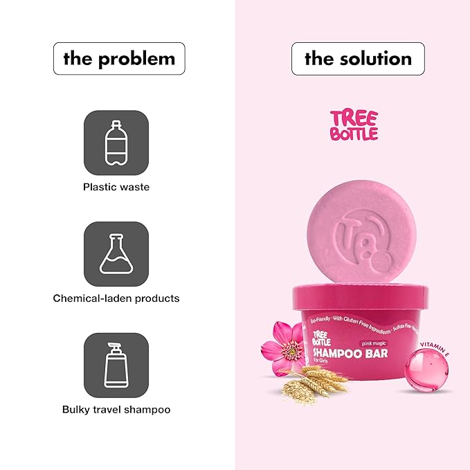 Hydrolyzed Oat Protein + Squalane Shampoo Bar for Girls - 4.5oz - For all Hair Types - Gentle on sensitive Eyes & Scalp - Natural, Tear-Free, Sulfate & Paraben-Free - Made in USA - 4.5oz-Velvo Beauty