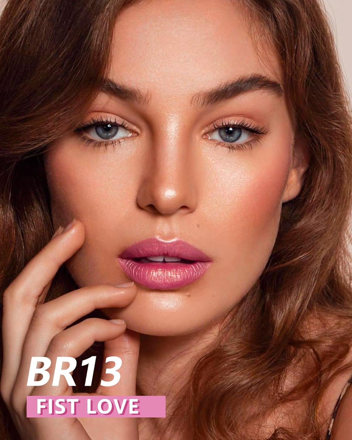 MAKI YIKA Pink Lipstick for Women Metallic Lipsticks Glitter Long Lasting Lipstick No Smudge No Transfer Liquid Lip Gloss (BR013 First Love)-Velvo Beauty