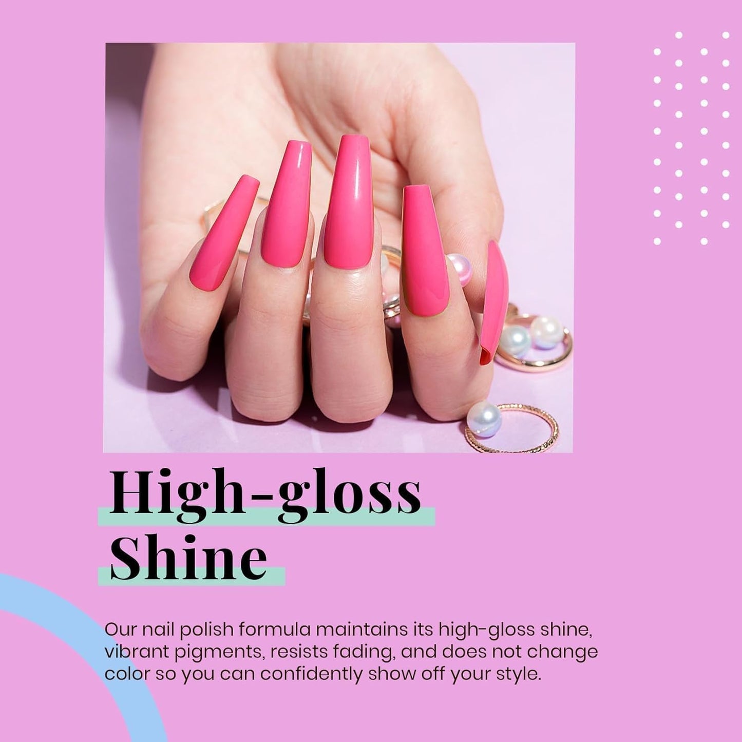 Beetles Hot Pink Gel Nail Polish 1Pcs 15ml Neon Pink Gel Nail Polish Bright Color Soak Off Uv LED Nail Lamp for Women DIY Manicure Gifts for Mom-Velvo Beauty