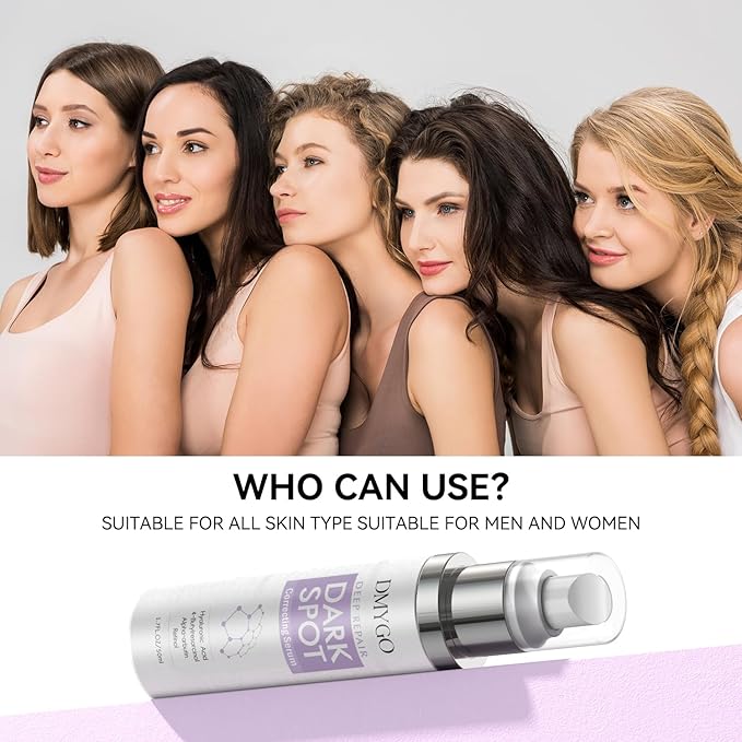 Dark Spot Remover for Face, Dark Spot Corrector for Age Spot Sun Spot Brown Spot Melasma Uneven Skin Tone, with Vitamin C and Hyaluronic Acid for Women and Men, 1.7 FL OZ-Velvo Beauty