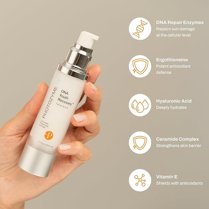 Photozyme DNA Youth Recovery Facial Serum | 0.5 Fl Oz-Velvo Beauty
