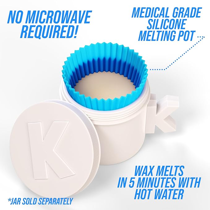 Kenashii Super Beads | Nose Waxing Wax | Specially Formulated | Hypoallergenic | Melting Pot Included | Medical Grade Silicone | Fast, Safe, Ridiculously Satisfying Nose and Ear Hair Removal-Velvo Beauty