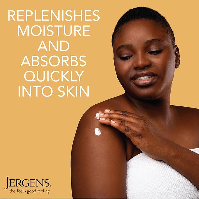 Jergens Skin Firming Body Lotion for Dry to Extra Dry Skin, Skin Tightening Cream with Collagen and Elastin, Dermatologist Tested, Hydralucence Blend Formula, 16.8 Oz, Pack of 3-Velvo Beauty