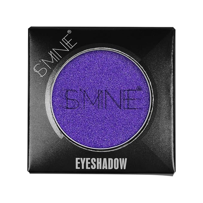 IS'MINE Single Purple Shimmer Eyeshadow Powder Palette High Pigment, Longwear, Intense Color Best Purple Violet Eyeshadow-Velvo Beauty