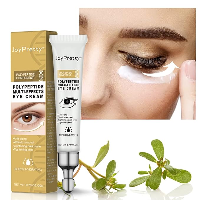Polypeptide Eye Cream for Dark Circles,Bags Under and Puffiness,Polypeptide Eye Cream Anti Aging Firming Eye Cream,Wrinkie Removal Dark Circles Remove Eye Bags Nourishing Eye Serum Skin Care-Velvo Beauty