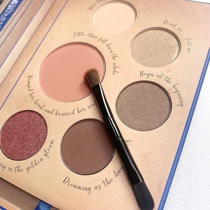READY TO SHINE Shades of Wonderland Blush and Eyeshadow Palette - Highly Pigmented Shimmer Matte - Smooth With Moisturizing Jojoba Oil - Vegan and Cruelty Free - For All Skin Types-Velvo Beauty